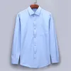 French Cufflinks Shirts For Men Casual Slim Fit Shirt Long Sleeve Button Up Mens Dress Street Wear Men's2315