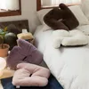 Pillow Winter Warm Plush Sofa Seat Imitation Fur Throw For Couch Office Chair Mat Home Decor Gifts