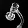 Diamond Bottom Full Weld Quartz Banger Terp Slurper Nails Fond à facettes Bord biseauté pour Dab Rigs Verre Eau Bong Accessoires pour fumer