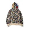 A Bathing New Co تحمل علامة KT Cat Camo Shark Full Zip Hoodie