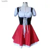 Theme Costume S-6XL Halloween Comes for Women's Cosplay Little Red Riding Hooded Dress Woman Come Adult Fe ComesL231007