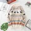 Men's Sweaters 2023 Spring Light Luxury Fashion Ethnic Sweater Men Korean Knitwear Loose Round Neck All-match Boutique Clothing