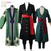 Anime Zoro Cosplay Anime Zoro deux ans plus tard Kimono Robe perruque jeu de rôle Cosplay Costume fête noël Halloween Suitcosplay