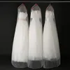 160cm 180cm Transparent Wedding Dress Dust Cover Soft Tulle Garment Bags Bridal Gown Scratch Resistant Net Yarn Bag