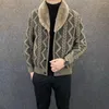 Maglioni da uomo Autunno Inverno Cardigan Maglione Cappotto da uomo in lana Addensare caldo Abbigliamento moda casual Abbottonato