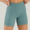 Active Set Nylon Yoga Clothing Summer Seamless Knit High Stretch Sports Underwear U Square Neck Back Long Shorts Fitness Set