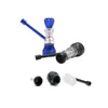 Hochwertige Mini-Wasserpfeife zum Rauchen von Zigaretten, Metall, Wasserpfeife, Farbbildschirm, Glaspfeife, kleine Shisha-Wasserpfeife