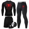 Männer Trainingsanzüge Männlich UV-Schutz Trikots Strumpfhosen Anzug Rashguard Männer Langarm Badeanzug Schwimmen Rash Guard Quick Dry Surf Kompression T Shirt Set 231006