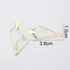 Boucles d'oreilles Triangle longues pendantes pour femmes, Punk, cadeau de mode, accessoires pour dames, pendentif coréen