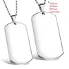 whole in bulk 12pcs lot fashion cute stainless steel dog tag army card charms pendant DIY Jewelry 1 2mm thick choose size292V