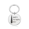 Keychains Lanyards Fathers Day Gifts Keychain Gift From Daughter Son Customized Key Chains Thanksgiving Birthday For Daddy Drop De Otxzh