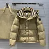 AFG Mens Puffer Jacket Designer Vestes d'hiver à capuche Vêtements imperméables Down Parkas Coupe-vent de luxe Zip Femmes Pardessus Lettre Burbrerys Outwear Tech Manteaux