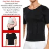 Waist Tummy Shaper Men Slimming Body Shaper Compression Shirt Gynecomastia Slim Shapewear Belly Shapers Tummy Reducing Tops Waist Trainer Shapewear 231006