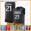 Basquete universitário veste 12 De'Andre Virginia Cavaliers Hunter camisa de basquete 21 Rui NCAA University Hachimura balck SEC FA