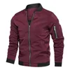 Chaquetas para hombres Primavera Otoño Moda Hombres Chaqueta Bomber Chaquetas Negocios Casual Ropa de calle Abrigos para hombres Rompevientos simple Abrigo de estilo británico 231007