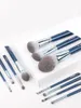 Makeup Tools MyDestiny makeup brushThe Sky Blue 11pcs super soft fiber brushes sethigh quality face eye cosmetic penssynthetic hair 231006