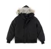 Goosie Topdesigner Down Jacket CG Winter Fit Warm Canadas Designer Luksusowe kurtki Ruff Mężczyzny Płaszcz Goose Orześnik Rozmiar XS-XXL S64OE