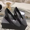 Hoge hakken mode schoenen luxe kleding schoenen dikke hak formele slingbacks sandalen dames ballet plat ontwerper banket feest open op loafer bootschoen