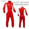 Others Apparel 2022 Waterproof ATV Kart Off-Road UTV Rally Drift Adult Children Parent-Child Couple F1 One Piece Racing Suit Kart HelmetL231007