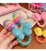 Butterfly Bow Sequin Hair Clip Rope Sparkly Sequins Bows Alligator Hair Ropes Baby Girls Kids Sweet Ribbon Hair Bows Clip 2781