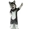 2024 Grey Wolf Dog Cartoon Mascot Costume High Quality Cartoon theme character Carnival Adults Size Christmas Birthday Party Fancy Outfit