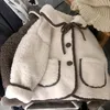 Giacche Moda Pile Spessore Infantile Bambino Bambino Cappotto caldo Capispalla Colletto Cravatta Vestiti per ragazza 1 10Y Neonata Giacca invernale 231007