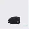 Men Nylon Beret Caps Designer Black Autumn Warm Berets Hats Spring Winter Female Women Flat Cap Berets Soft Casual Painter Hats