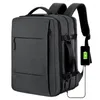 Ryggsäck resemann multifunktion affärer utbyggbara ryggsäckar USB laddning vattentät stor kapacitet lätta bärbara väskor