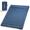 Outdoor Pads Tomshoo Inflatable Mattress w Builtin Pump Thick 5Inch Double Sleeping Pad Mat Air Camping Backpacking Hiking 231006