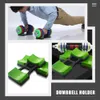 El Tutarlar 4 PCS Dumbbell Dinlenme Barbell Ekran Stand Aksesuar Fitness Sağlam Braket Plastik Standlar Egzersiz Ekipman Tutucu 231007