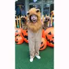 Bambino Deluxe Re Leone Costume Bambino Bambini Animale Carnevale Halloween Costumi Cosplay Fancy Movie Ruolo Tute cosplay