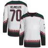 Uomo Donna Bambino Hockey 22 Maglie Jack McBain 17 Nick Bjugstad 19 Shane Doan 38 Liam OBrien 51 Troy Stecher 72 Travis Boyd 90 JJ Moser 70 Karel Vejmelka Team Reverse Retro