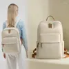 Mochilas escolares para mulheres, mochilas de viagem para laptop, adequadas para 14/16 espaços, pano oxford, grande capacidade, à prova d'água, elegante