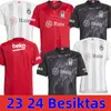 23 24 Besiktas maglie da calcio ROSIER SALIiH UCAN GEDSO CENK TOSUN SEMIH NECIP UYSAL BERKAY 2023 Mens Home Away 3rd magliette da calcio uniformi