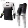 Andra kläder 2023 sköt MX Gear Set Motocross Racing Pants MTB Bike Offroad Kits Motor Motorcykel Black Suit Mens HL231007