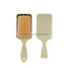 Autres fournitures de fête d'événement Brosse à cheveux personnalisée Mariée Custom Rose Gold Airbag Finition miroir Cadeau parfait pour les jeunes filles Bridal Bri Dhtte