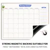 Fridge Magnets Magnetic Whiteboard Sticker Weekly Schedule Calendar Table Easy To Erase Message Drawing Board A3 Soft Refrigerator Sticke 231007