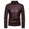 Men's Suits & Blazers Original Man Blazer Leather 2021 PU Men Jacket Suit Motorcycle Hombre Slim Fit Winter Coat262m