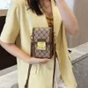 mobile phone street trendy and versatile portable old flower letter shoulder women's small square for outings number 849