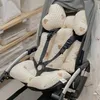 Esszimmerstühle Sitze Baby Kinderwagen Sitzkissen Pad für Auto Puchair Liner Matte verdicken Baumwolle atmungsaktive Warenkorb Matratze Säugling geboren Kinderwagen Zubehör 231007