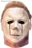 Tematdräkt 21 x 26 x 29 cm Michael Myers Famous Killer Halloween Terror Mask Facecover Headgear Cosplay Comes Accessories Peps Party Toyl231008