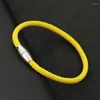 Strang 4mm Drachen Skala Seil Armband Einfache Handgemachte Magnetische Armband Für Frauen Männer Liebhaber Armband Glück String Schmuck