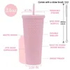 Canecas Tumbler Studded com tampa de palha Diamante Radiant Goddess Cup Reutilizável BPA Livre Dupla Camada Plástico Cold WaterMug Caneca de café 24 onças 231007