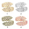 Link Bracelets Bohemian Metal Leaves Jewelry Women Arm Chain Laurel Leaf Bracelet Upper Bridal Decor