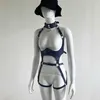 Speeltjes voor koppels Bdsm Nieuwe Sexy Vrouwen Volledige Set Verstelbare Hals en Riem Pu Lederen Bretels Lingerie Gothic Kousenband riemen