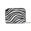 Card Holders Leopard ID Cards Anti Thief Coin Pouch Wallets Bag Organizer Business Zipper Holder Bank Credit Bus Cover