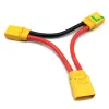 Anti Sparks XT90-S In Series Connector Adapter Wire Battery Harness XT90 Series Cable 10AWG 100mm Lead For RC Battery