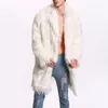 Men's Fur Autumn Winter European American Style Coat Faux Men Thick Solid Color Casual Fashion Warm Tops Wild