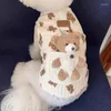 Cão vestuário inverno pet casaco roupas moda quente filhote de cachorro jaqueta teddy vip york poodle shih tzu pequenos cães roupa roupas dropship