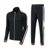 Designer men's sports suit women's suit classic letters slim-fit two-piece casual jogging long-sleeved sports fashion sw242w